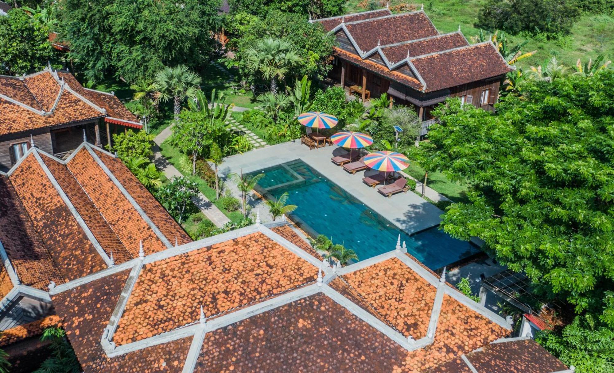 Phum Khmer Lodge - Village Cambodian Eco-Lodge Сием Реап Екстериор снимка